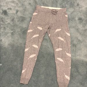 Gray wool sweat pants
